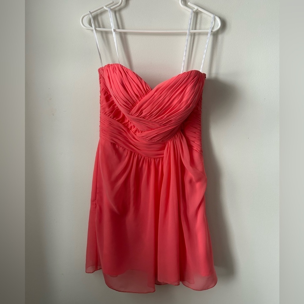 B2 Jasmine Strapless Chiffon Prom/Grad Short Dress‎